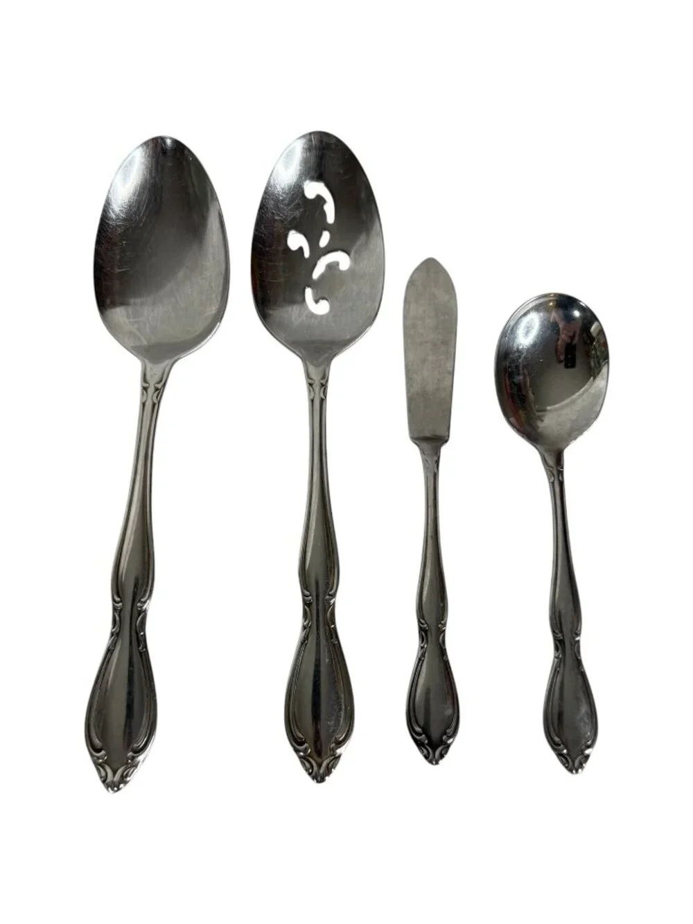 Oneida Strathmore Flatware Lot 36 Pieces Stainless Fork Spoon Hostess Royal York